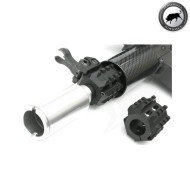 Gas block 4 sides rail black madbull (mb-bu-gbw4r)