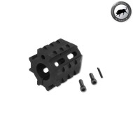 Gas block 4 sides rail black madbull (mb-bu-gbw4r)
