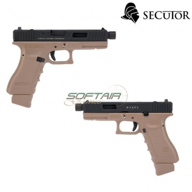 CO2 pistol Gladius MAGNA VI 17 series blowback two tone secutor (sr-sagm001d)