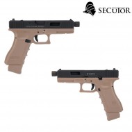 Pistola a CO2 Gladius MAGNA VI 17 series blowback two tone secutor (sr-sagm001d)