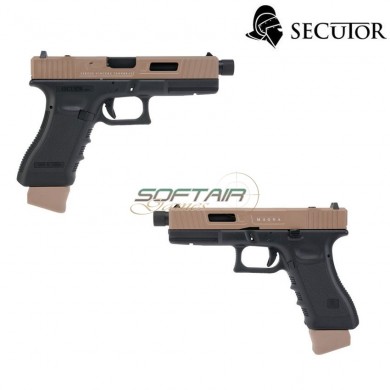 CO2 pistol Gladius MAGNA III 17 series blowback two tone secutor (sr-sagm002d)