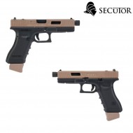 CO2 pistol Gladius MAGNA III 17 series blowback two tone secutor (sr-sagm002d)