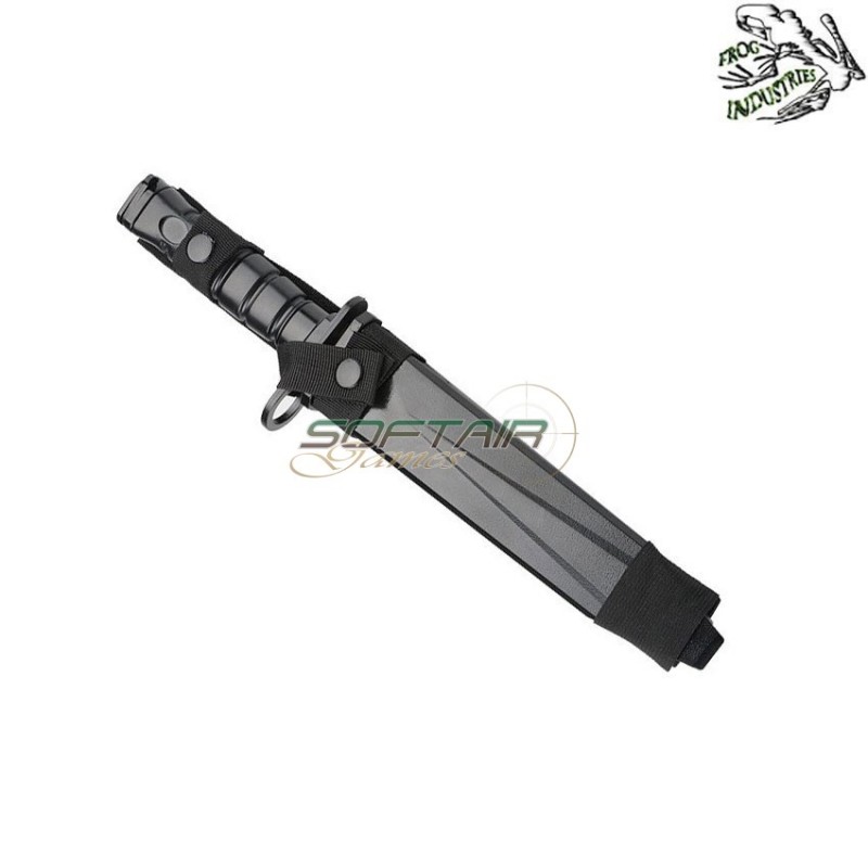 Dummy Knife Type 4 M4/m16 Bayonet With Hard Holster Black Frog Industries (fi-005277-bk)