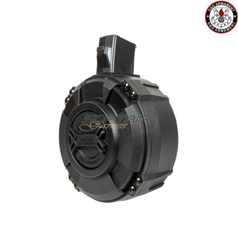 Manual Drum Magazine 1730bb prk9 Aeg Black G&g (gg-08179)