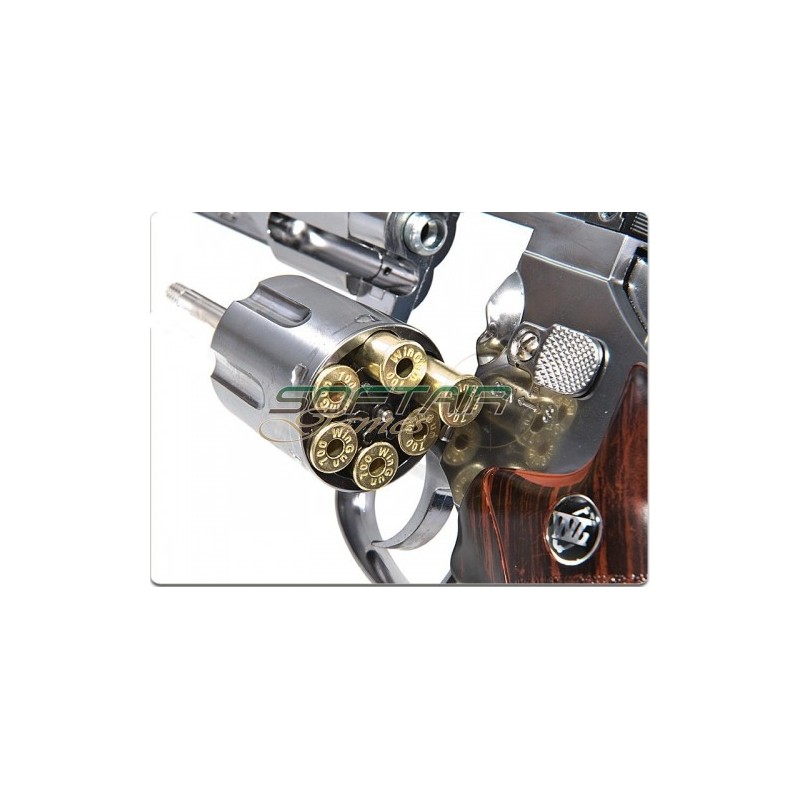 Revolver Silver 702 Gas Co2 Full Metal Wg(cod.c702s) Revolver Silver 702 Gas Co2 Full Metal Wg(cod.c702s)