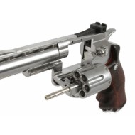 Revolver Silver 701 Gas Co2 Full Metal Wg (cod.c701s) Revolver Silver 701 Gas Co2 Full Metal Wg (cod.c701s)