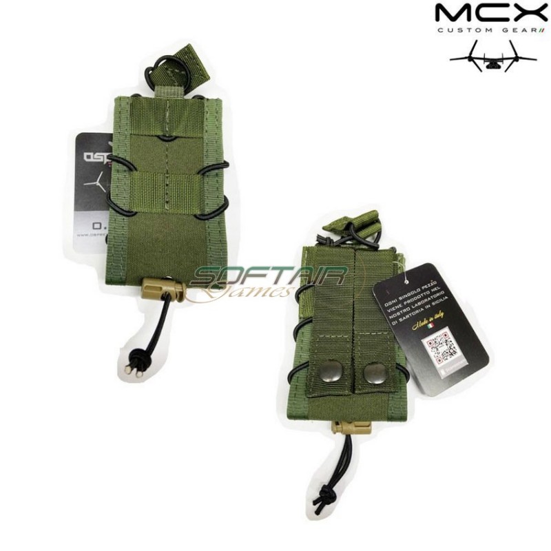 Taco singola 5.56 verde od mcx custom gear (ocg-19-od) Taco singola 5.56 verde od mcx custom gear (ocg-19-od)