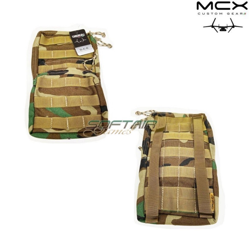 Map back panel 02 woodland mcx custom gear (ocg-18-wd)