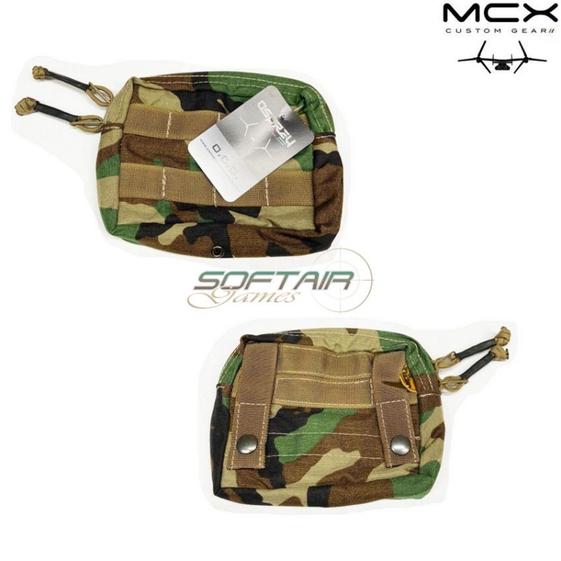 Utility small orizzontale woodland mcx custom gear (ocg-16-wd)