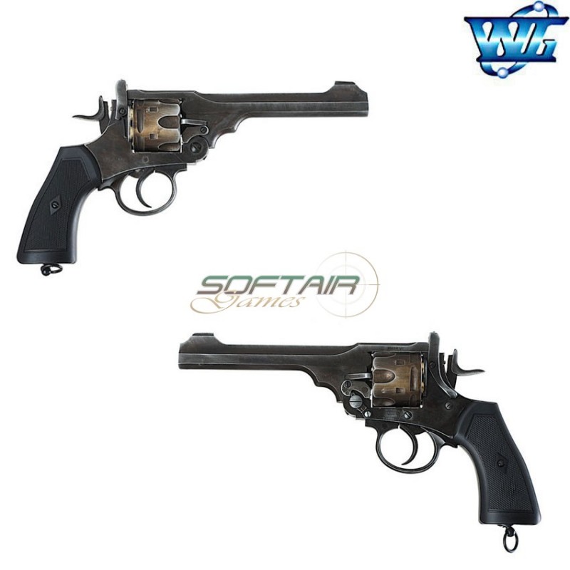 Revolver a co2 webley MK VI weathered full metal win gun (wg-webley-wr)