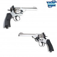 Revolver a co2 webley MK VI silver full metal win gun (wg-webley-inox)