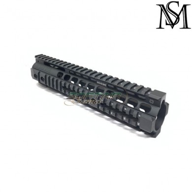 Noveske style rail NQR N4 9" black per aeg milsim series (ms-118-bk)