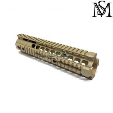 Noveske style rail NQR N4 9" tan per aeg milsim series (ms-118-tan)