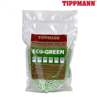 BB's bag bio eco 1kg 0.25gr light green tippmann (tip-65537)