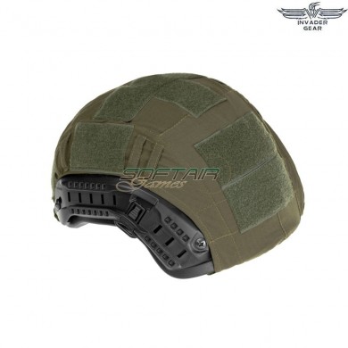 Olive drab helmet cover for fast helmet invader gear (ig-14962)