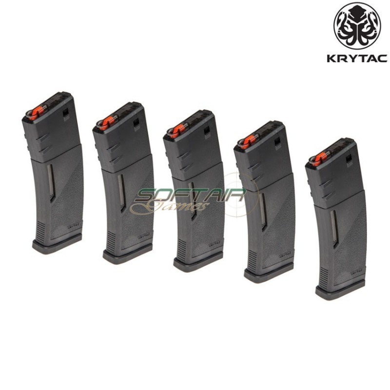 Set 5 caricatori aeg m4 monofilari 150bb black krytac® (kry-29792) Set 5 caricatori aeg m4 monofilari 150bb black krytac® (kry-29792)
