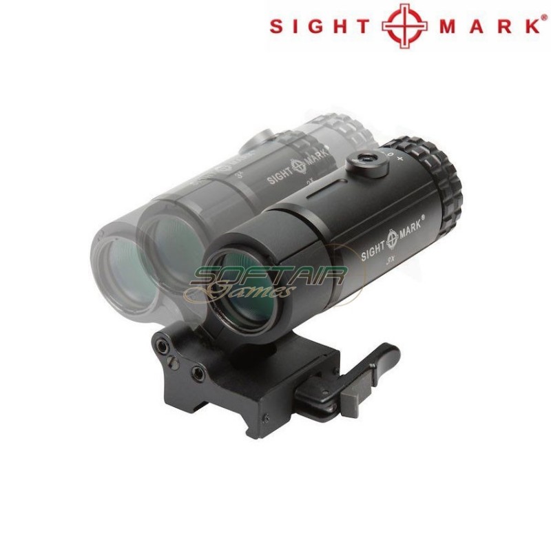 T-3 Magnifier with LQD Flip to Side Mount sightmark (sm-27595)