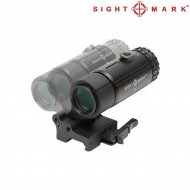 T-3 Magnifier with LQD Flip to Side Mount sightmark (sm-27595)