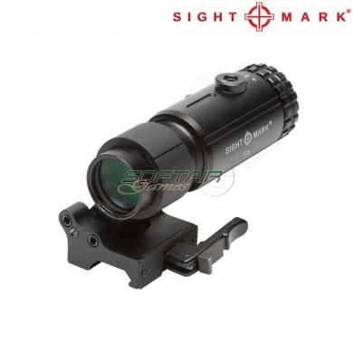 T-5 Magnifier with LQD Flip to Side Mount sightmark (sm-27596)