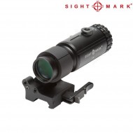 T-5 Magnifier with LQD Flip to Side Mount sightmark (sm-27596)