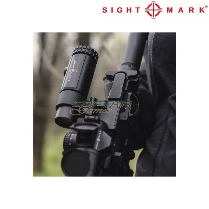 T-5 Magnifier con LQD Flip to Side Mount sightmark (sm-27596)