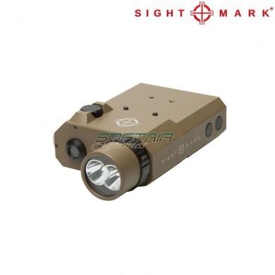 LoPro Combo Flashlight VIS/IR e Green Laser Dark Earth sightmark (sm-30501)