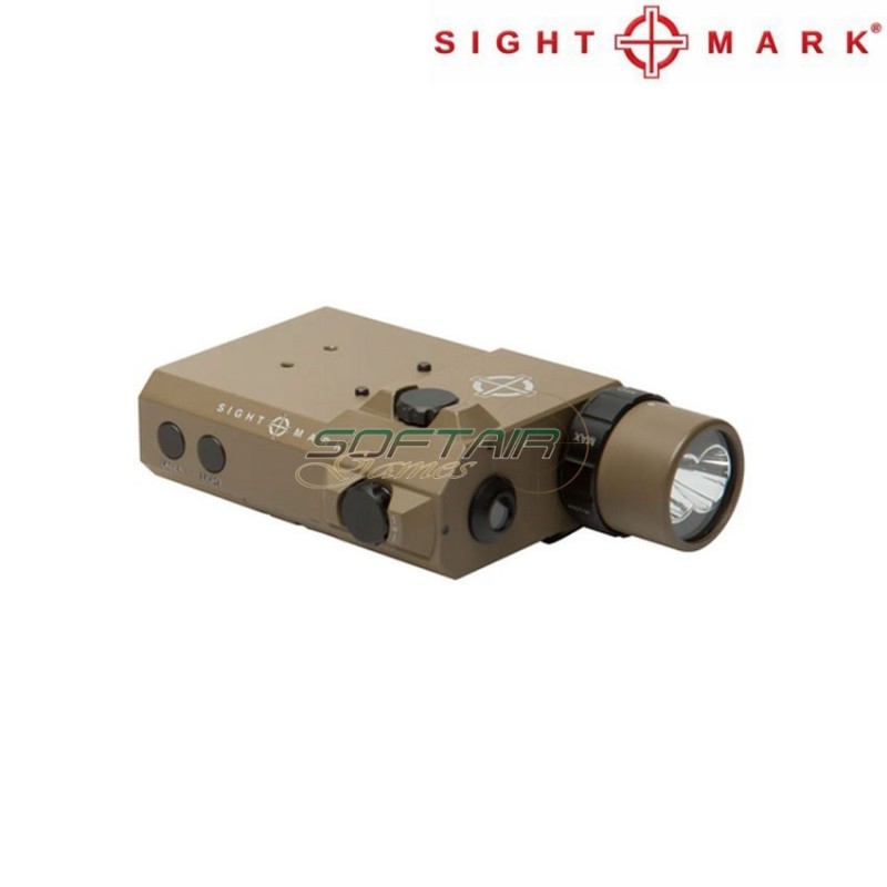 LoPro Combo Flashlight VIS/IR e Green Laser Dark Earth sightmark (sm-30501)