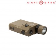 LoPro Combo Flashlight VIS/IR e Green Laser Dark Earth sightmark (sm-30501)