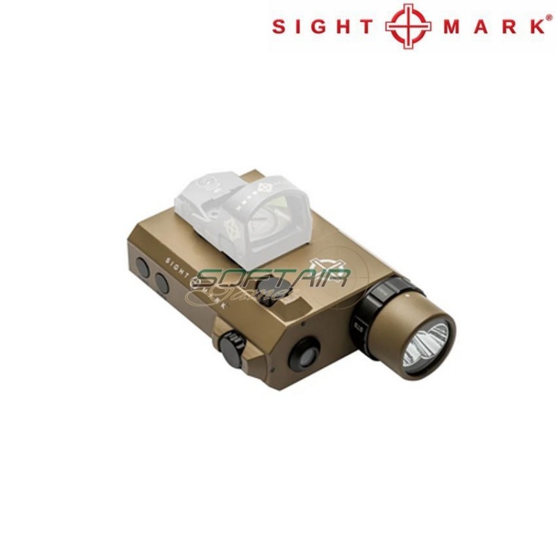 LoPro Combo Flashlight VIS/IR e Green Laser Dark Earth sightmark (sm-30501)