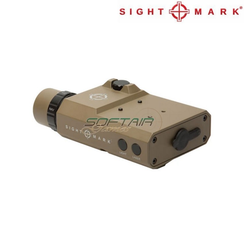 LoPro Combo Flashlight VIS/IR e Green Laser Dark Earth sightmark (sm-30501)