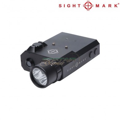 LoPro Combo Flashlight VIS/IR and Green Laser Black sightmark (sm-30500)