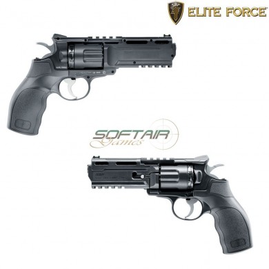 Co2 h8r gen.2 black revolver pistol elite force (elf-29413)