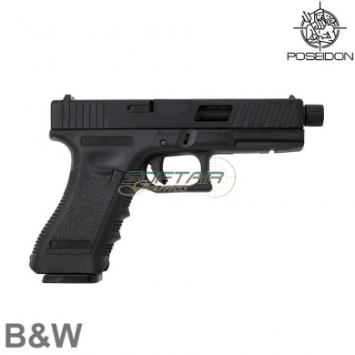Gas Pistol B&w w17bb G17 Gbb Black Poseidon (pbw-450003)