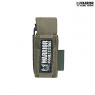 Laser cut Single 40mm Flash Bang pouch Ranger Green Warrior Assault Systems (w-lc-s40-fbp-rg)