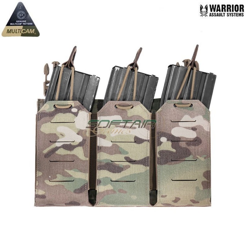 Laser cut detachable triple bungee 5.56 panel multicam® Warrior Assault systems (w-lc-dfp-tb-556p-mc)