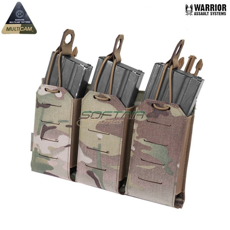 Laser cut detachable triple bungee 5.56 panel multicam® Warrior Assault systems (w-lc-dfp-tb-556p-mc)
