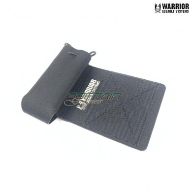 Laser cut Wing Velcro ARP Left Side pouch Black Warrior Assault Systems (w-lc-wv-arp-l-blk)