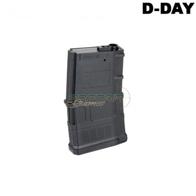 Caricatore monofilare aeg dmag short m4/m16 20/70bb variable-cap black d-day (dd-mag-ss-bk)