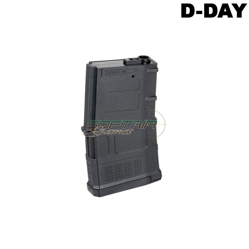 Mid-cap magazine aeg dmag short m4/m16 20/70bb variable-cap black d-day (dd-mag-ss-bk)