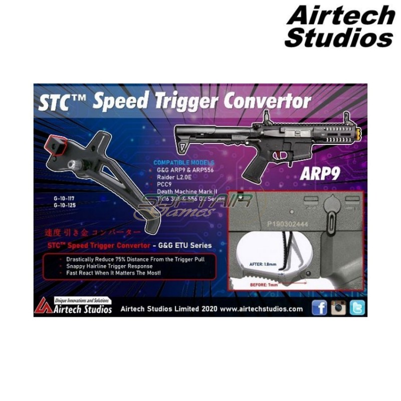 Speed trigger convertor per g&g serie airtech studios (as-144001)
