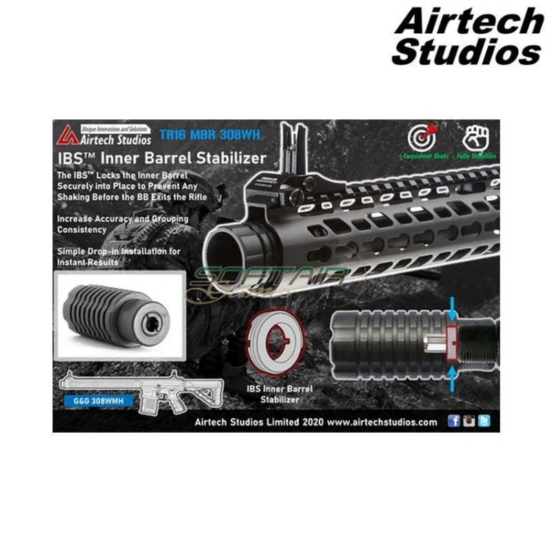 Ibs inner barrel stabilizer tr16 mbr 308wh airtech studios (as-ibs-308-blk)