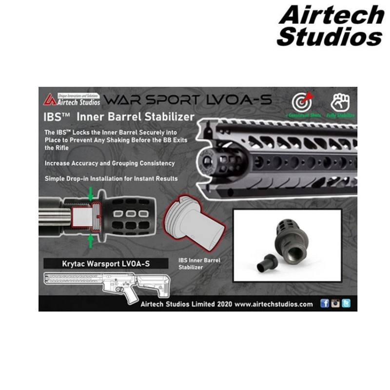 Ibs stabilizzatore canna interna Krytac LVOA-S Warsport airtech studios (as-ait603009)