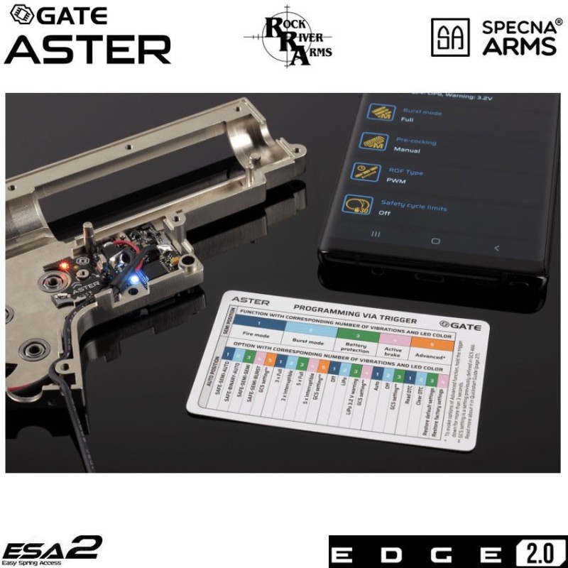 Fucile elettrico sa-e01 rra m4a1 carbine edge 2.0™ black specna arms® (spe-01-030327)