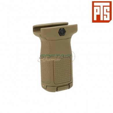 Vertical grip epf2-s short dark earth pts® (pts-pt151450313)