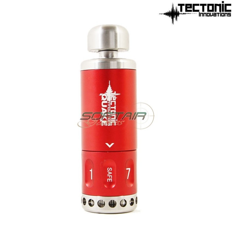 Blank quake impact grenade RED tectonic innovations (tti-quakered)