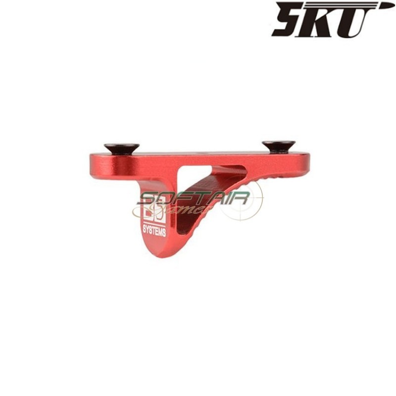 Grip hand stop short red B5 per keymod 5ku (5ku-187s-r)