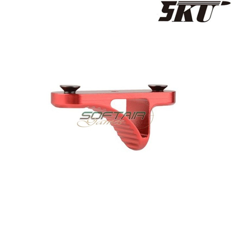 Grip hand stop short red B5 per keymod 5ku (5ku-187s-r)
