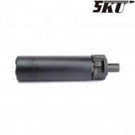 Silenziatore sf socom 46 mini 12mm cw black per mp7 5ku (5ku-270-bk)