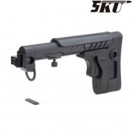Stock pt-3 ak telescopic side foldable black 5ku (5ku-277-bk) Stock pt-3 ak telescopic side foldable black 5ku (5ku-277-bk)