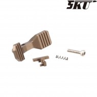 Racing bolt catch for m4/ar aeg fde 5ku (5ku-287-fde)